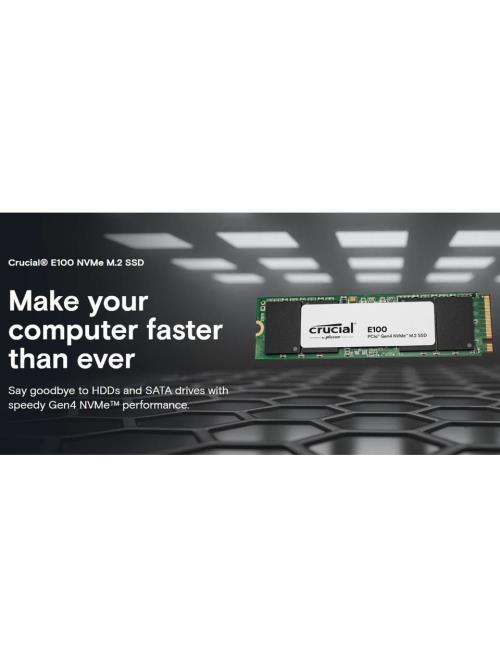 CRUCIAL 480GB SSD m.2 NVMe E100 CT480E100SSD8 4700MB/2500MB SSD
